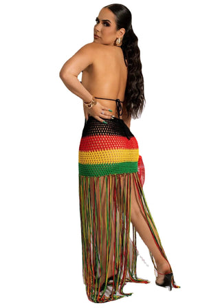 Bodyconclothes Colorful Hand Crochet Two Piece Set Alodia Store