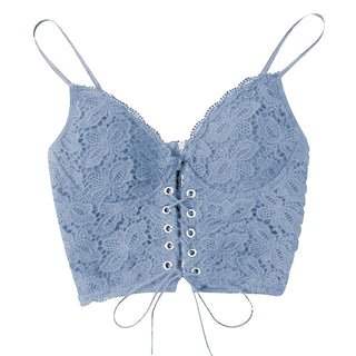 Strap Vest Zip Back Camisole Push Up Bralet Alodia Store