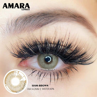 AMARA 1 Pair Color Contact Lenses for Eyes Natural Brown Lenses Beauty Fashion Monet lense Blue Lenses Green Eye Contact Alodia Store