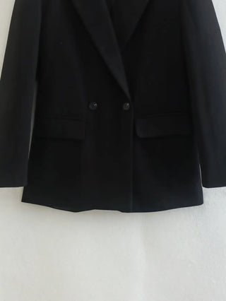 TRAF 2024 Long Sleeve Blazers for Women Coat Alodia Store