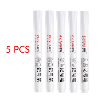 White Marker Pens grafting set 2.0mm Oily Waterproof White Gel Pen DIY ALODIA STORE