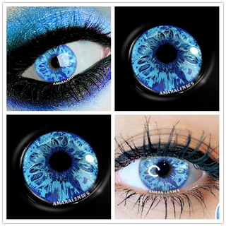 AMARA 2pcsCosplay Anime Eyes Lenses for Eyes AYY Series Makeup Sharingan Beauty Contact Lenses Eye Cosmetic Color Lens Eyes Alodia Store