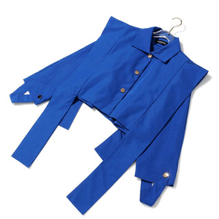 DEAT 2023 Autumn Women's Coat New Fashion Turn-down Collar Solid Alodia Store