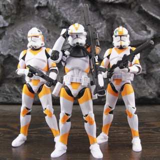 Star Wars 104th 212th 442nd 332nd 501st 6" Action Figure ARC ARF Trooper Shock Asohka Commander Phase 2 Episode II Clone Toys Alodia Store