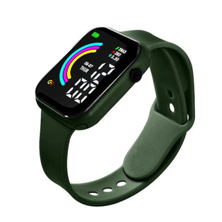 Child Watch Ultra Light LED Digital Watch for Kids Boy Girl Sports Military Silicone Wristband Electronic Clock relogio infantil Alodia Store