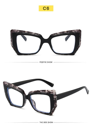 Cat Eye Glasses Blue Light Blocking Women Designers Eyeglasses Optical Spectacle Computer Eye Protection Glass Fashion Eyewear Alodia Store