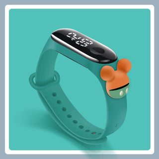 Disney Mickey Mouse Children Watches For Girls Electronic Bracelet Sports LED Spiderman iron Man Doll Kids Watch Waterproof Alodia Store