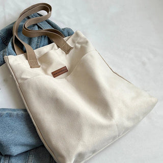 Women's Tote Bag Canvas Sewing Thread Large Capacity Alodia Store