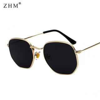 Metal Frame Pilot Mirror Sunglasses ALODIA STORE