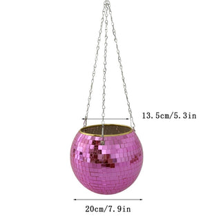 Disco Ball Flower Hanging Vase ALODIA STORE