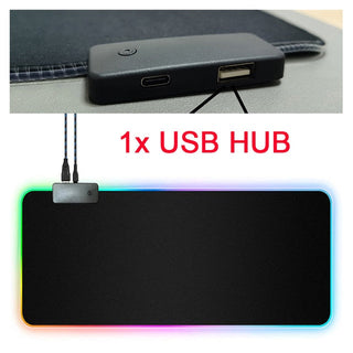 RGB Mouse Pad with Cable ALODIA STORE