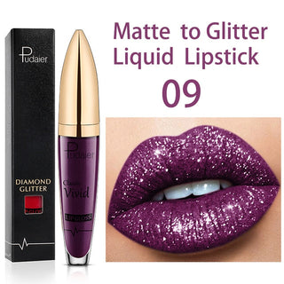 18 Colors Long Lasting Matte Glitter Liquid Shiny Lip Gloss ALODIA STORE