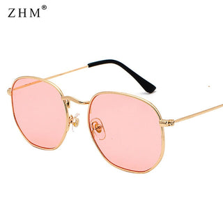 Metal Frame Pilot Mirror Sunglasses ALODIA STORE
