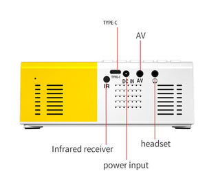 Mini Projector LED Home Media ALODIA STORE