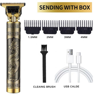 Men's Beard Hair Clipper Designer Random Electric Professional ALODIA STORE