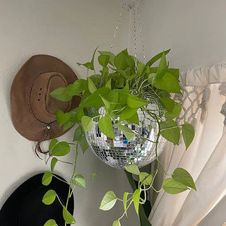 Disco Ball Flower Hanging Vase ALODIA STORE