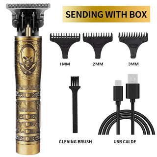 Men's Beard Hair Clipper Designer Random Electric Professional ALODIA STORE