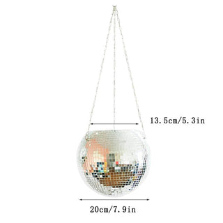Disco Ball Flower Hanging Vase ALODIA STORE