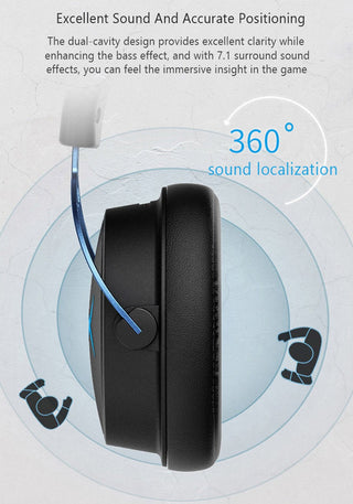 7.1 Surround Sound Gaming Headphone with Microphone ALODIA STORE