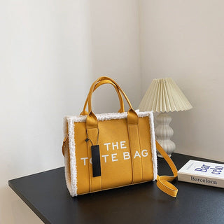 Luxury Designer The Tote Bag for Women Large Capacity Leather Handbags Female ALODIA STORE