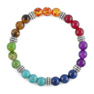 Align Yourself 7 Chakra Healing Crystals Bracelet ALODIA STORE