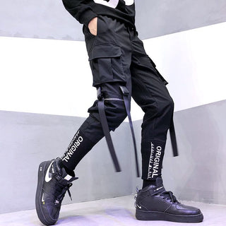 Men's Ribbon Cargo Pants ALODIA STORE