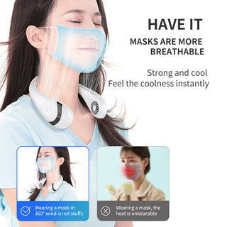 Hanging Neck Foldable Fan ALODIA STORE