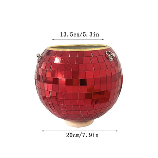 Disco Ball Flower Hanging Vase ALODIA STORE