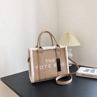 Luxury Designer The Tote Bag for Women Large Capacity Leather Handbags Female ALODIA STORE