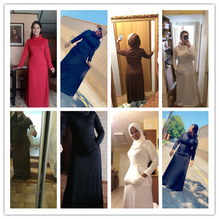 Women Warm Dress With Pocket Casual Solid Vintage Autumn Winter Maxi Dress Robe Bow Neck Long Elegant Dress Vestidos Female Body ALODIA STORE