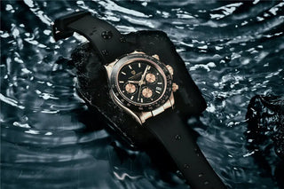 PAGANI DESIGN Top Brand New Men Quartz Wristwatch Luxury Sapphire Glass Sports Watch Rubber Strap Chronograph Watch Men Relogio ALODIA STORE