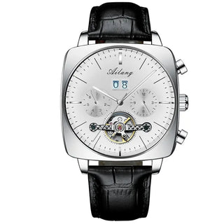 AILANG new watch men's automatic mechanical watch waterproof tourbillon black technology luminous fashion men's watch ALODIA STORE