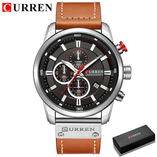 CURREN Fashion Date Quartz Men Watches Top Brand Luxury Male Clock Chronograph Sport Mens Wrist Watch Hodinky Relogio Masculino ALODIA STORE