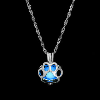 ZOVOLI Vintage Moon Luminous Glowing Moonstone Pendant Necklace Women Jewelry Long Chain Lotus Buddha Pendant Necklaces Gifts ALODIA STORE