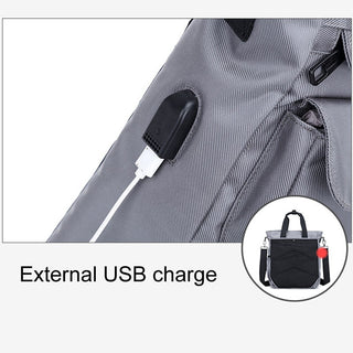 Multifunction Men Handbag Waterproof Men's Handbag Large Crossbody Shoulder Bags Business Office Messenger Bag Back Pack XA668C ALODIA STORE