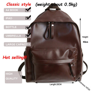 DIEHE Fashion Backpack High Quality PU Leather Women's Backpack For Teenage Girls School Shoulder Bag Bagpack Mochila backpack ALODIA STORE