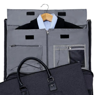 Grey Carry On Business Travel Duffel Bag Cosmetic Bag Overnight Weekender Bag  Duffel Hanging Clothes Bag in 2020 ALODIA STORE