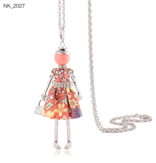 Cute Women Necklace Statement Lady Charm Long Trendy Necklace New Fashion Female Big Pendant Lovely Jewelry Gift Wholesale ALODIA STORE