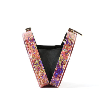 Semicircle Acrylic Wallet Women Evening Clutches Design Bag ALODIA STORE