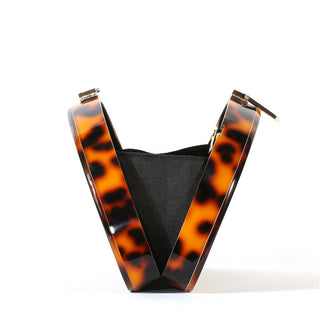 Semicircle Acrylic Wallet Women Evening Clutches Design Bag ALODIA STORE