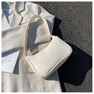 Fashion Design Women Small  Handbags Soft PU Leather Ladies Armpit Shoulder Bags Vintage Simple Girls Clutch Purse Tote ALODIA STORE