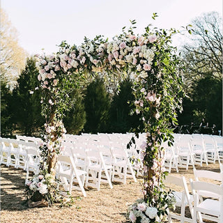 Wisteria Artificial Flower Vine Ivy Leaf Garland Silk Rose Flowers Rattan String Vine Wedding Arch Flower Home Garden Decoration ALODIA STORE