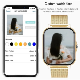 Full Touch Sport Smart Watch Men Women Heart Rate Fitness Tracker Bluetooth call Smartwatch wristwatch GTS 2 P8 plus watch+Box ALODIA STORE