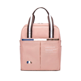 Portable Lunch Bag New Thermal Insulated Lunch Box Tote Cooler Bag Bento Pouch Lunch Container School Food Storage Bags ALODIA STORE