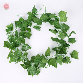 1Pc 230Cm Green Vine Silk Artificial Ivy Hanging Leaf Garland Plant Creeper Leaf Home Decor Wedding Bathroom Garden Decoration ALODIA STORE