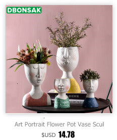 Cartoons Cat Flowerpot Animal Ceramic Flowerpot Cute Vase Cactus Succulent Plants Potted  Flower Arrangement Home Decoration ALODIA STORE