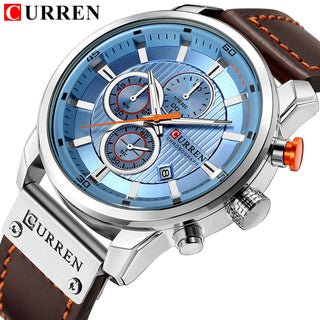 CURREN Fashion Date Quartz Men Watches Top Brand Luxury Male Clock Chronograph Sport Mens Wrist Watch Hodinky Relogio Masculino ALODIA STORE