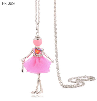 Cute Women Necklace Statement Lady Charm Long Trendy Necklace New Fashion Female Big Pendant Lovely Jewelry Gift Wholesale ALODIA STORE