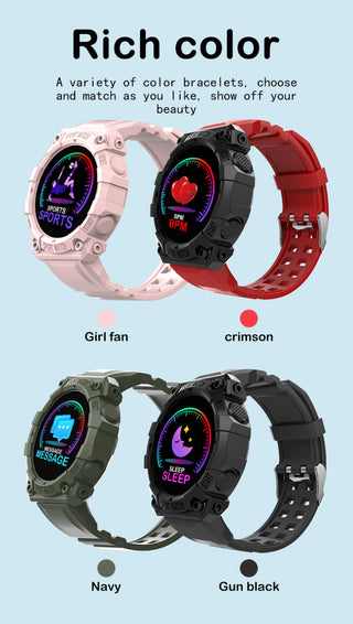 2021 Smart Watch Men Women Heart Rate Fitness Tracker Bracelet Watch Blue.tooth Waterproof Sport Smartwatch For Android IOS ALODIA STORE