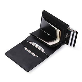 Top Carbon Fiber For Apple Airtag Wallet Men Business ID card ALODIA STORE